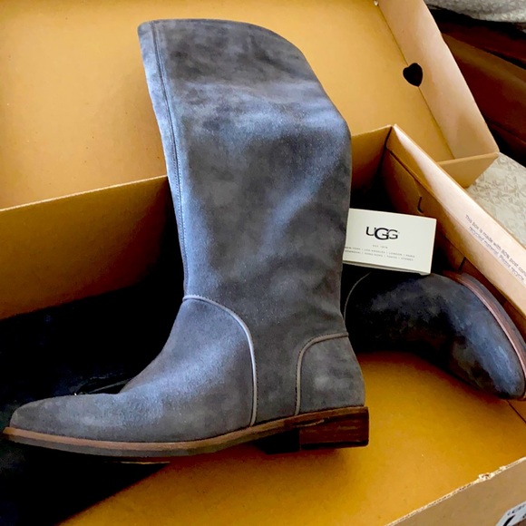 s-l400.jpg UGG tall suede riding boots